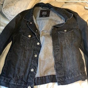 Urban outfitters black jean jacket